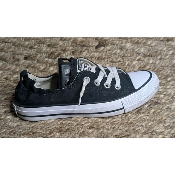 Womens 6.5 Converse All Star Chuck Taylor Shoreline Sneaker 537081F Black - Picture 6 of 10